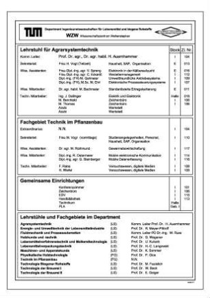 Department Ingenieurwissenschaften für Lebensmittel und biogene Rohstoffe
