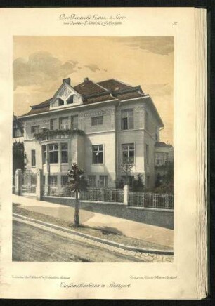 Einfamilienhaus in Stuttgart.