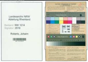 Entnazifizierung Johann Robertz , geb. 23.06.1892 (Fahrer)