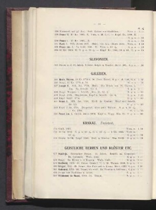 Geistliche Herren und Klöster etc.
