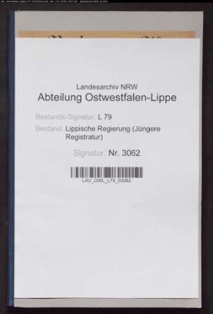 Aufnahme der geisteskranken Minna Busch aus Lemgo in die Anstalt Lindenhaus