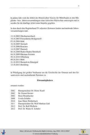 Ehrenmitglieder.