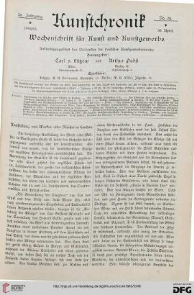 Heft 29 (30. April 1885)