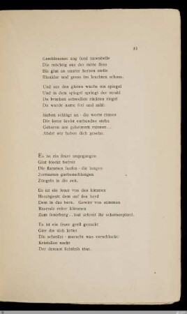 Es ist ein feuer angegangen
