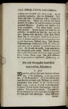 Ein und sibenzigstes haubtstück [-] Neun und sibzigstes haubtstück
