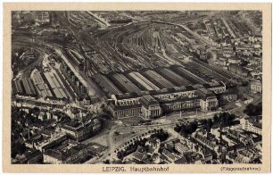 Leipzig. Hauptbahnhof (Fliegeraufnahme)