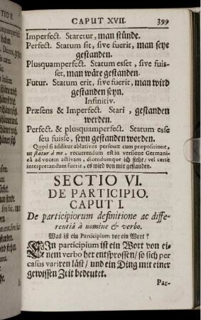 Sectio VI. - VII.