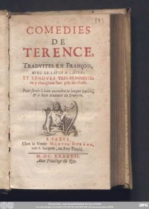 Comedies de Terence