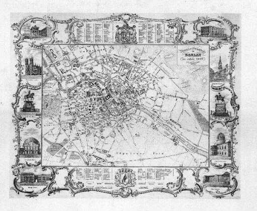 Neuester Grundriss von Berlin im Jahre 1842