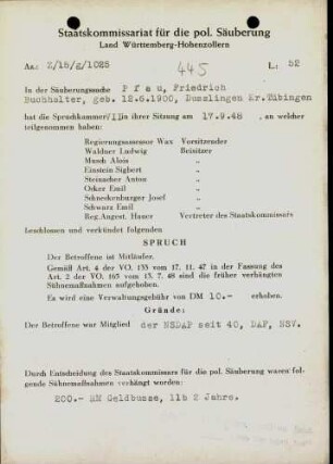 Pfau, Friedrich