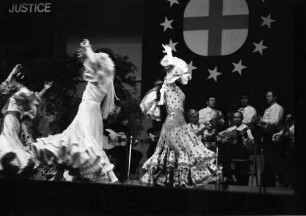 Freiburg: Stadthalle; Europafestival, spanische Tanzgruppe