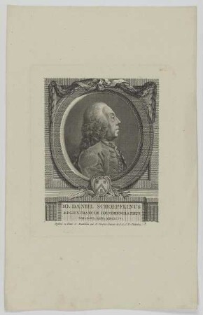 Bildnis des Io. Daniel Schoepflinus