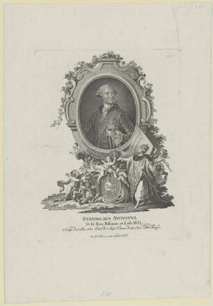 Bildnis des Stanislavs Avgvstvs II., König von Polen