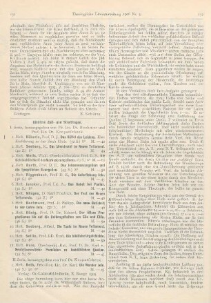 131-136 [Rezension] Sellin, Ernst, Die biblische Urgeschichte