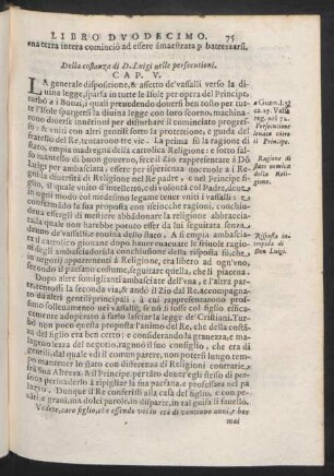 Cap. V. Della costanza di D. Luigi nelle persecutioni