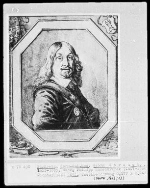 Porträt des Georg Philipp Harsdörffer