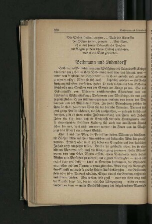 Bethmann und Ludendorff