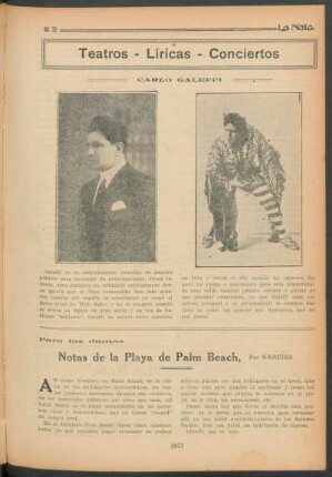 Teatros - Líricas - Conciertos : Carlo Galeffi