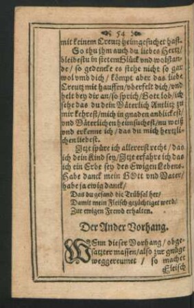 Der Ander Vorhang.