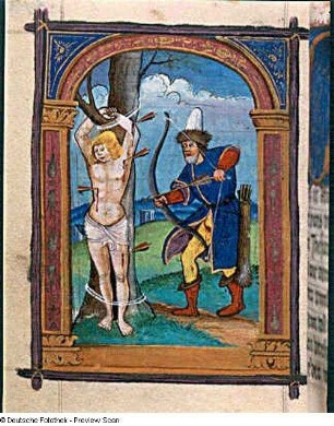 Der heilige Sebastian, Seite 274v