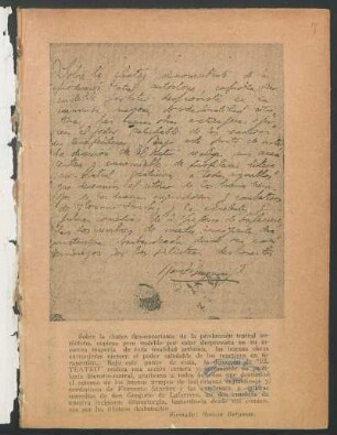 [Carta de lector escrita a mano]