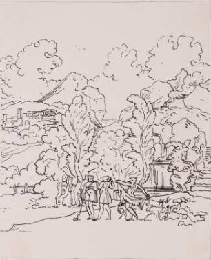 Homerische Szene: Zyklopen-Insel