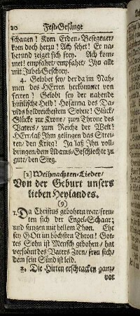 (2) Weihnachten-Lieder.