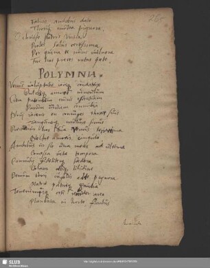 Nr. 208-210. Gedichtbruchstück, Petitoria epistola u.a.