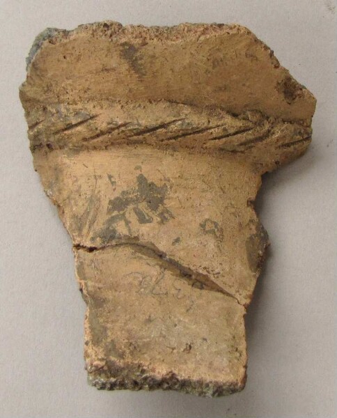 Fragment of a clay jug