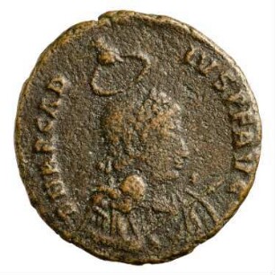 Münze, Aes 2, 378 - 383 n. Chr.