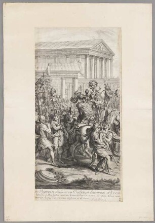 Triumph Konstantins (drittes von vier Blättern einer Komposition)