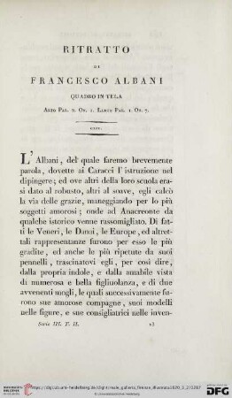 Ritratto di Francesco Albani
