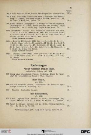 Radierungen (Nr. 867-922)