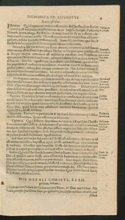 Die Natali Christi - Die Cicumcisione Domini