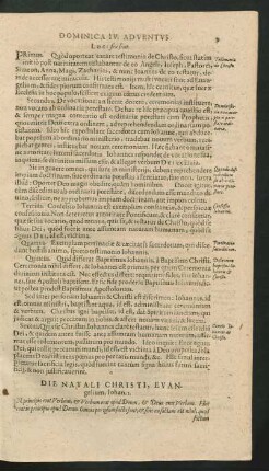 Die Natali Christi - Die Cicumcisione Domini