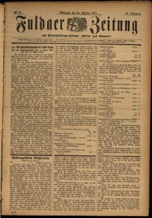 Ausgabe vom Mittwoch, den 24. Februar 1897.