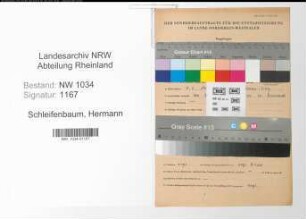 Entnazifizierung Hermann Schleifenbaum , geb. 08.05.1908 (Major)