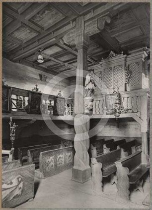Orgelempore in der katholischen Kirche Michelsdorf