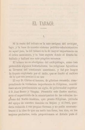 El tabaco