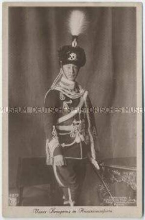 Kronprinz Wilhelm in Husarenuniform