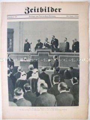 Illustrierte Beilage der "Vossischen Zeitung" zur Eröffnung der Weltwirtschaftskonferenz