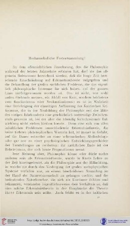 Hochansehnliche Festversammlung!