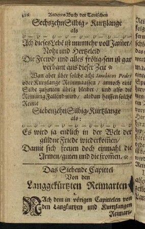 Das Siebende Capittel. - Das Neundte Capittel.