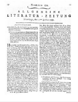 Weisshaupt, A.: Das verbesserte System der Illuminaten mit allen seinen Einrichtungen und Graden. Frankfurt; Leipzig: Grattenauer 1787