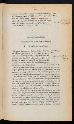 Tweede onderdeel. Theoretischen en praktischen oefeningen