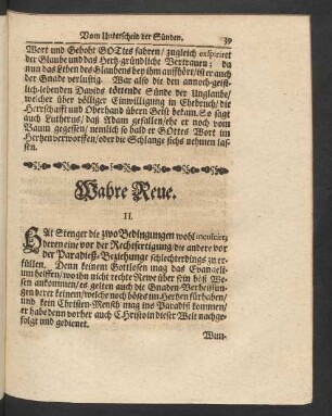 Wahre Reue. II