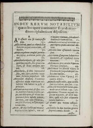 Index Rerum Notabilum