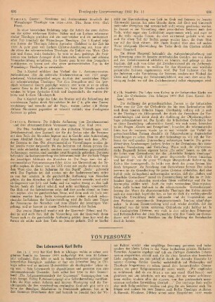695-696 [Rezension] Jantzen, Hermann, Die jüdische Auffassung vom Zwischenzustand und ihre alttestamentlichen Voraussetzungen