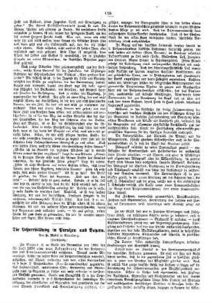 Die Lehrerbildung in Preußen und Bayern (Fortsetzung)