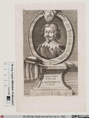 Bildnis Christoph Küblin (Kyblin) (1649 von Waffenburg)